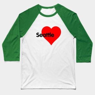I heart Seattle Baseball T-Shirt